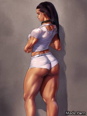 Anime Bodybuilder Porn - Porn image of 18 anime thick woman full shot muscular bodybuilder created  by AI