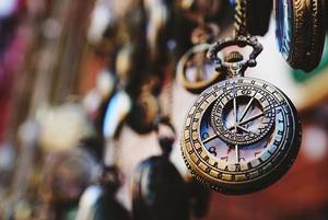 Antique & Vintage Bdsm Porn - Close-Up Of Antique Pocket Watch