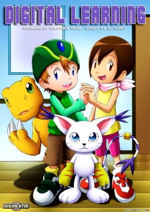 Digimon Kari Porn Comic Porn - Digital Learning cover