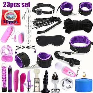 Exotic Anal Dildo - Buy 23pcs Sexy Lingerie nylon Bondage Sex Toy Exotic set set Accessories