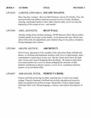 Katie Seamans Minnesota Porn - lp14154 aarons, edward s. escape to love. lp15449 abel, kenneth