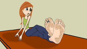 Kimpossible Foot Porn - Kim Possible - Dirty feet pout by Im-a-Fre4k on DeviantArt