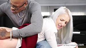 big tit blonde teacher gets taught a lesson - HD