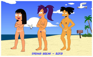 American Dad Porn Amy - american_dad amy_wong breasts futurama hayley_smith nude nude_beach pussy  spider-matt spring_break tan_line turanga_leela