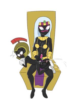looney toons femdom - Queen Tyr'ahnee Milking Marvin the Martian ~ Looney Tunes ~ By Millim â€“  Rule 34 Femdom Club