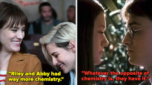 Emma Watson Bonnie Wright Lesbian Porn - 16 Movie Couples With The WORST Sexual Chemistry