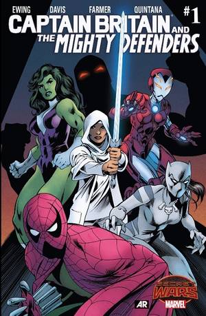 Captain Britain Porn - Captain Britain and the Mighty Defenders cover issue 1