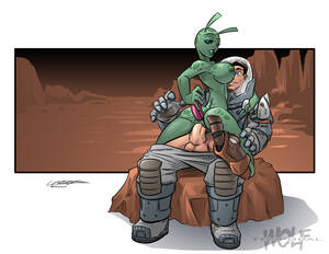 Dp Alien Porn - Life on Mars DP by TemporalWolf - Hentai Foundry