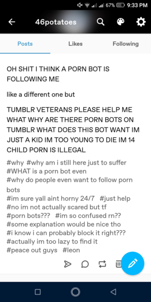 Amazing Porn Tumblr - I DIDNT KNOW i really didnt know also what is the great porn purge??? : r/ tumblr