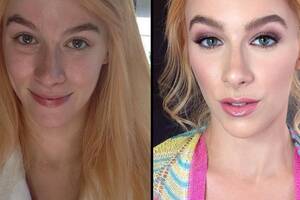 adriana sephora - Porn stars share before and after makeup looks in Instagram photo series |  Independent.ie