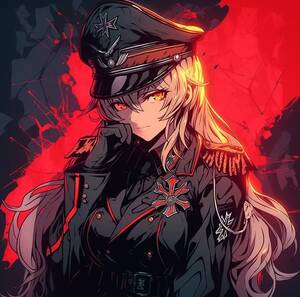 Anime Nazi Girl Porn - Germany as an anime villain or hero according to midjourney. :  r/2westerneurope4u