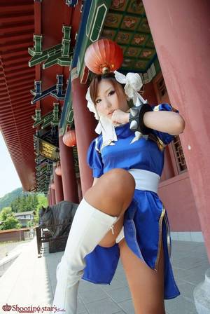 japanese cosplay upskirt videos - Chun Li from Street Fighter 2