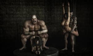 3d Monster Bdsm - Lovely 3d slut enjoys being shagged by a monster. at 3dEvilMonsters