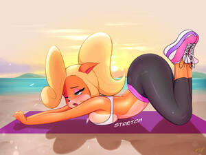 Furry Leggings Porn - Rule 34 - 1girls all fours anthro applespicex arched back bandicoot beach  bent over big ass blonde hair blush breast press breasts bubble butt coco  bandicoot crash (series) exercise eyeshadow female female