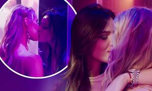 Bella Thorne Naked Lesbian - Bella Thorne shares a steamy kiss with singer Ava Caceres in her debut  music video Be Somebody's | Daily Mail Online