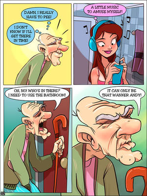Lady Cartoon Porn Comic - Old man knows what's good
