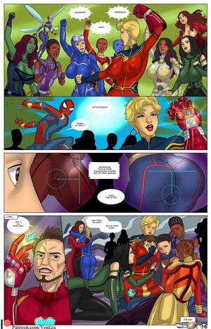 Avenger Porn Cartoon - Avengers Halftime- Ventzx - Porn Cartoon Comics