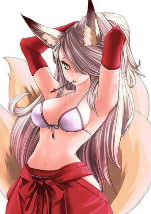 Anime Fox Girl Big Tits Porn - Another foxy round of Kitsune Wednesday is up for you to enjoy. Apologies  for missing last week, I ended up getting pulled away by a nasty cold.