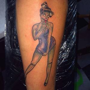 Mississippi Tattoo Porn - Zombie pinup tattoo by Brandy Pouliot at Twisted Anchor Tattoo in Ocean  Springs, MS