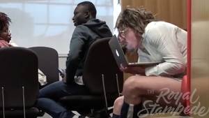 in public - Creeps Watching PORN in Public