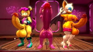 Amy Rose Furry Shemale Porn - Sonic the Hedgehog Futanari Sluts Fuck Tight Buttholes Compilation -  XAnimu.com