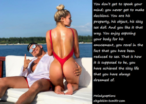 Holiday Porn Captions - Sissy Melody on X: \