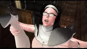 animated nun shemale clips - Nun and Demonic Babe fuck in Futanari | xHamster