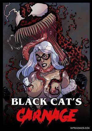 cartoon black cat nude - Black Cat's Carnage comic porn | HD Porn Comics