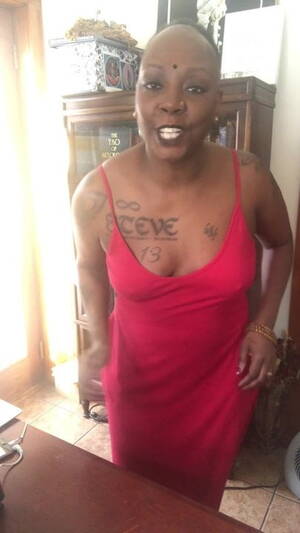 fat small tits black - Chubby tattooed ebony strips and shows her tiny tits