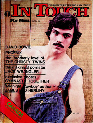 Les David 1980 Gay Porn - In Touch For Men Gay Magazine Making Of A Porn Star Jack Wrangler / Da â€“  Mr-Magazine