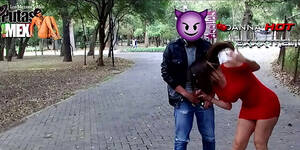 latina public whore - The Latin Whore Danna Hot Nude In Public And Sucking A Stranger S Cock In  Chapultepec HD SEX Porn Video 5:37