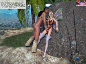 3d Porn Shemale Beacj - Shemales Fairytale. Hot fantasy tgirls are deeply loving on a beach
