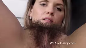 Naked Hairy Porn - Jehanna strips naked and fingers her hairy pussy | xHamster