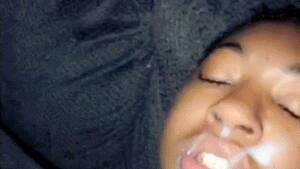 ebony sleeping cumshots - Ebony Facial Porn Gif | Pornhub.com