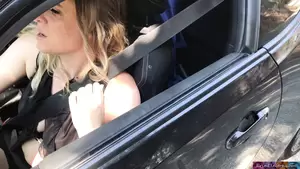 Broken Car Porn Lesbian - MILF helps man with broken car | xHamster