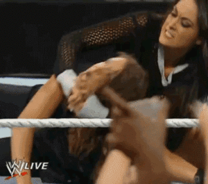 Brie Bella Stephanie Mcmahon Porn - Brie Bella choking out Stephanie : r/WrestlingHumiliation