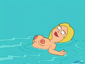 American Dad Toon Porn Animated Gif - Busty Francine Smith like nude swimmning â€“ American Dad Porn