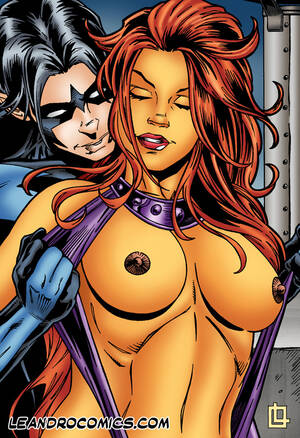 Hot Starfire Porn - The Teen Titans - [Leandro Comics] - Starfire And Nightwing fuck