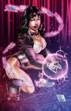 Alexandra Daddario Fake Porn Zatanna - Zatanna artwork by Marcio Abreu 7 colors by Assis Leite.