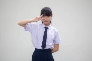 Facial Schoolgirl Uniform Porn - School uniform student Stock Photos, Royalty Free School uniform student  Images | Depositphotos