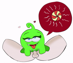 Alien Porn Dick Cut Off - Rule 34 - alien animated blue eyes bodily fluids cum cum in pussy cum  inside cut the rope duo female gameroo genital fluids genitals  green-skinned female green body hearts around head human