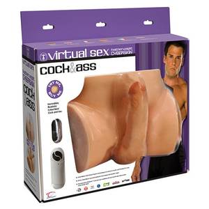 cyberskin ass fuck - Topco Virtual Sex Featherweight CyberSkin Cock and Ass