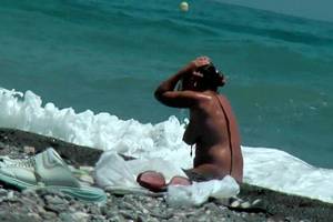 drunk russian at the beach - nude beach croatia