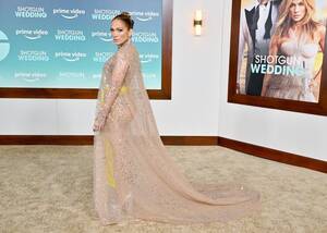 jennifer lopez fat naked lady - Jennifer Lopez Is Ultra-Sculpted In A Naked Dress In Premiere Pics