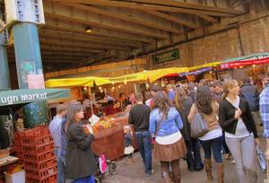 Market - It's a fresh food market that sources quality British and International  produce. I sum it up as the most comprehensive patisserie/ bakery in an  open area!
