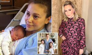 alyssa milano pregnant nude - Alyssa Milano, 48, says giving birth to her son Milo 'triggered memories'  of sexual assault | Daily Mail Online