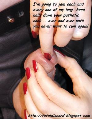 Cbt Porn Captions - Shove it in there!