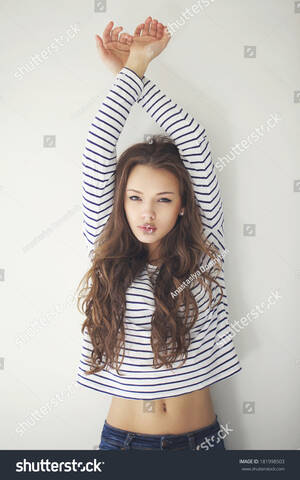 fresh teen girls - Beautiful Brunette Young Girl Curly Hair Stock Photo 181998503 |  Shutterstock