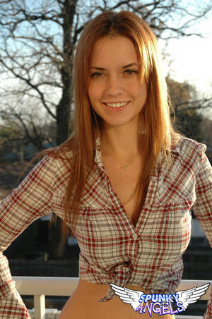 Hot Redhead Country Girl Porn - Redheaded country girl models non nude in tied up shirt and denim jeans -  PornPics.com