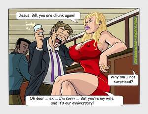 Drunk Wife Porn Cartoons - Wives Wanna Have Fun Too 1 at ComicsPorn.Net